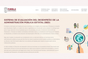 Sistema de Evaluación del Desempeño de la Administración Pública Estatal (SED)