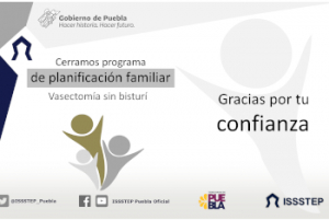 Cierra ISSSTEP registro para procedimiento de vasectomía sin bisturí