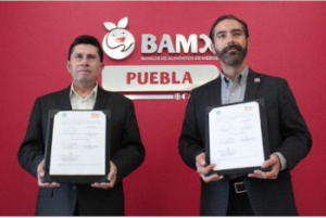 Firma UTP convenio con  Banco de Alimentos Caritas Puebla