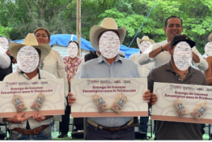 Entregas simultáneas de insumos para el campo en la Mixteca Poblana