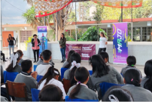 Charla entre campeones con Majo Rodríguez piloto de auto de carreras y tractocamiones (San Miguel Xoxtla)