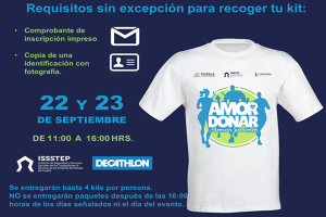 ISSSTEP y Decathlon realizarán entrega de kits de carrera “Amor es donar”