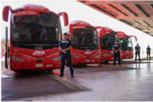 Refuerza Policía Auxiliar vigilancia en Central de Autobuses de Puebla