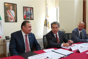 Firma de convenio con el Honorable Ayuntamiento del Municipio de Puebla